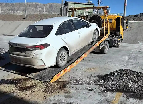 莒县道路救援拖车